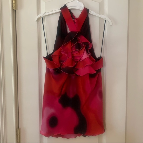 Watercolor print top - Picture 1 of 6